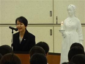 内田佐賀県看護協会会長の祝辞